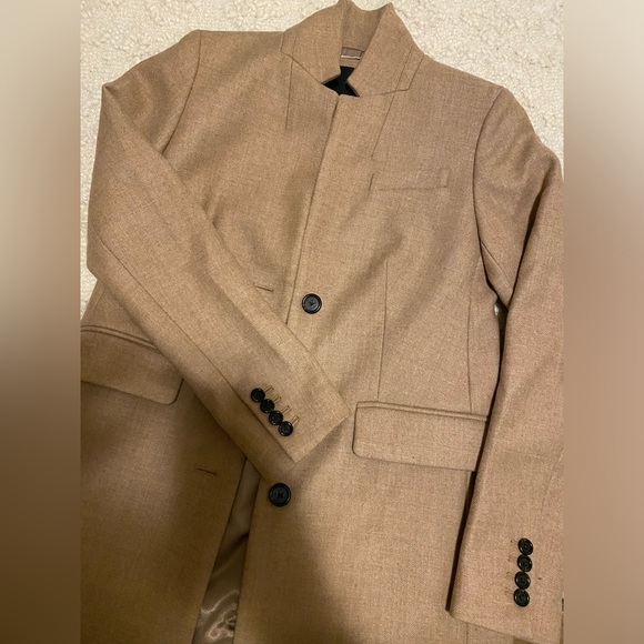 J.Crew Regent coat top- coat in double-serge wool camel tan - Picture 16 of 16